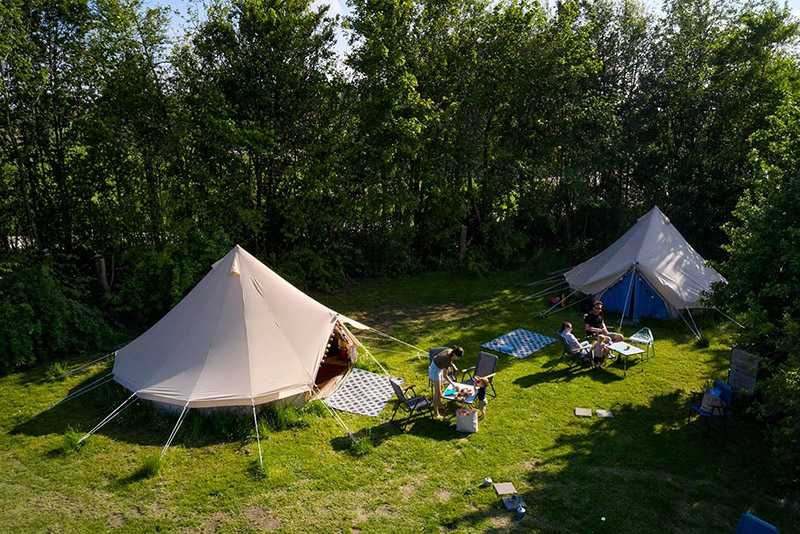 Glamping Geardropper | Groene Camping In De Polder
